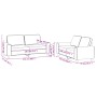 Juego de sofás 2 piezas tela rojo tinto by , Sofas - Ref: Foro24-3201888, Price: 407,39 €, Discount: %