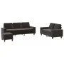 Juego de sofás 3 piezas tela negro de , Sofás - Ref: Foro24-3201910, Precio: 524,87 €, Descuento: %
