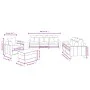 Sofagarnitur mit 4-teiligen Kissen aus bordeauxrotem Samt. von , Sofas - Ref: Foro24-3201694, Preis: 611,80 €, Rabatt: %