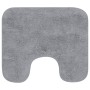 Set of 3 gray fabric bath mats by vidaXL, Rugs and bath mats - Ref: Foro24-133222, Price: 24,83 €, Discount: %
