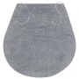 Set of 3 gray fabric bath mats by vidaXL, Rugs and bath mats - Ref: Foro24-133222, Price: 24,39 €, Discount: %