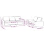 Zweiteiliges Sofaset in Weinrot aus Stoff. von , Sofas - Ref: Foro24-3201904, Preis: 462,60 €, Rabatt: %
