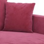 Juego de sofás con cojines 2 piezas terciopelo rojo tinto by , Sofas - Ref: Foro24-3201724, Price: 480,66 €, Discount: %