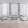 Juego de sofás con cojines 3 piezas terciopelo gris claro by , Sofas - Ref: Foro24-3201680, Price: 608,94 €, Discount: %