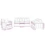 Dreiteiliges Sofaset mit Kissen aus hellgrauem Samt. von , Sofas - Ref: Foro24-3201680, Preis: 614,95 €, Rabatt: %