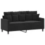 Zweiteiliges Sofaset mit schwarzen Samtkissen. von , Sofas - Ref: Foro24-3201705, Preis: 421,83 €, Rabatt: %