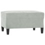 Juego de sofás con cojines 3 piezas terciopelo gris claro by , Sofas - Ref: Foro24-3201730, Price: 476,85 €, Discount: %