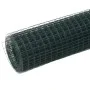 Grüner PVC-beschichteter Hühnerstalldraht aus Stahl, 25 x 0,5 m von vidaXL, Zaunpaneele - Ref: Foro24-143630, Preis: 41,82 €,...