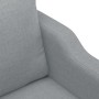 Juego de sofás con cojines 3 piezas tela gris claro by , Sofas - Ref: Foro24-3201770, Price: 592,67 €, Discount: %