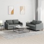 Zweiteiliges Sofaset mit dunkelgrauen Kissen. von , Sofas - Ref: Foro24-3201803, Preis: 395,61 €, Rabatt: %