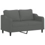 Zweiteiliges Sofaset mit dunkelgrauen Kissen. von , Sofas - Ref: Foro24-3201803, Preis: 395,61 €, Rabatt: %