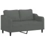 Zweiteiliges Sofaset mit dunkelgrauen Kissen. von , Sofas - Ref: Foro24-3201803, Preis: 389,11 €, Rabatt: %
