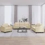 Sofagarnitur mit 3-teiligen cremefarbenen Kissen von , Sofas - Ref: Foro24-3201772, Preis: 672,61 €, Rabatt: %