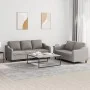 Juego de sofás con cojines 2 piezas tela gris taupe by , Sofas - Ref: Foro24-3201841, Price: 459,35 €, Discount: %