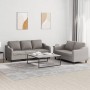 Juego de sofás con cojines 2 piezas tela gris taupe by , Sofas - Ref: Foro24-3201841, Price: 467,45 €, Discount: %