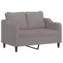 Juego de sofás con cojines 2 piezas tela gris taupe by , Sofas - Ref: Foro24-3201841, Price: 459,35 €, Discount: %