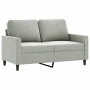 Viersitzer-Sofa-Set aus hellgrauem Samt von , Sofas - Ref: Foro24-3201944, Preis: 598,16 €, Rabatt: %