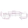 Viersitzer-Sofa-Set aus gelbem Samtstoff von , Sofas - Ref: Foro24-3201950, Preis: 706,07 €, Rabatt: %