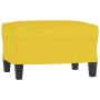 Juego de sofás con cojines 3 piezas tela amarillo claro by , Sofas - Ref: Foro24-3201815, Price: 460,27 €, Discount: %
