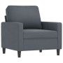 Sofagarnitur mit 4-teiligen dunkelgrauen Samtkissen. von , Sofas - Ref: Foro24-3201965, Preis: 671,28 €, Rabatt: %