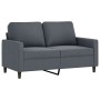 Sofagarnitur mit 4-teiligen dunkelgrauen Samtkissen. von , Sofas - Ref: Foro24-3201965, Preis: 671,28 €, Rabatt: %
