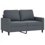 Sofagarnitur mit 4-teiligen dunkelgrauen Samtkissen. von , Sofas - Ref: Foro24-3201965, Preis: 674,84 €, Rabatt: %