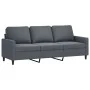 Sofagarnitur mit 4-teiligen dunkelgrauen Samtkissen. von , Sofas - Ref: Foro24-3201965, Preis: 674,84 €, Rabatt: %