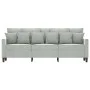 Sofá de 3 plazas terciopelo gris claro 180 cm de , Sofás - Ref: Foro24-359313, Precio: 254,86 €, Descuento: %