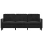 Dreisitzer-Sofa aus schwarzem Samt, 180 cm von , Sofas - Ref: Foro24-359457, Preis: 258,81 €, Rabatt: %