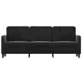 Sofá de 3 plazas terciopelo negro 180 cm de , Sofás - Ref: Foro24-359457, Precio: 254,74 €, Descuento: %