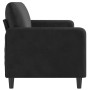 Dreisitzer-Sofa aus schwarzem Samt, 180 cm von , Sofas - Ref: Foro24-359457, Preis: 258,81 €, Rabatt: %
