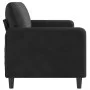 Sofá de 3 plazas terciopelo negro 180 cm de , Sofás - Ref: Foro24-359457, Precio: 254,74 €, Descuento: %