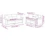 Juego de sofás con cojines 2 piezas tela microfibra gris claro by , Sofas - Ref: Foro24-3202327, Price: 475,42 €, Discount: %