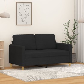 Sofá de 2 plazas de tela negro 120 cm by , Sofas - Ref: Foro24-359474, Price: 244,57 €, Discount: %