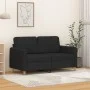 Sofá de 2 plazas de tela negro 120 cm by , Sofas - Ref: Foro24-359474, Price: 228,35 €, Discount: %