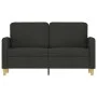 Sofá de 2 plazas de tela negro 120 cm by , Sofas - Ref: Foro24-359474, Price: 228,35 €, Discount: %
