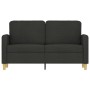 Sofá de 2 plazas de tela negro 120 cm by , Sofas - Ref: Foro24-359474, Price: 232,33 €, Discount: %