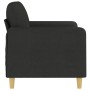 Sofá de 2 plazas de tela negro 120 cm by , Sofas - Ref: Foro24-359474, Price: 232,33 €, Discount: %
