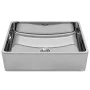 Lavabo 41x30x12 cm cerámica plateado de vidaXL, Lavabos - Ref: Foro24-143495, Precio: 65,52 €, Descuento: %