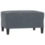Dreiteiliges Sofaset mit dunkelgrauen Samtkissen. von , Sofas - Ref: Foro24-3201527, Preis: 555,43 €, Rabatt: %