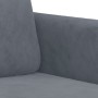 Zweiplätziges Samtsofa in dunkelgrau, 140 cm. von , Sofas - Ref: Foro24-359443, Preis: 181,15 €, Rabatt: %