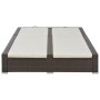 Tumbona doble ratán sintético marrón de vidaXL, Camas para exteriores - Ref: Foro24-44751, Precio: 358,22 €, Descuento: %