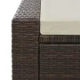 Brown synthetic rattan double lounger by vidaXL, Outdoor beds - Ref: Foro24-44751, Price: 353,88 €, Discount: %