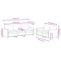 Juego de sofás con cojines 2 piezas terciopelo amarillo by , Sofas - Ref: Foro24-3202040, Price: 548,26 €, Discount: %