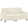 Zweiteiliges Sofaset mit cremefarbenen Samtkissen. von , Sofas - Ref: Foro24-3202002, Preis: 522,05 €, Rabatt: %