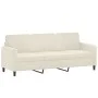 Zweiteiliges Sofaset mit cremefarbenen Samtkissen. von , Sofas - Ref: Foro24-3202042, Preis: 576,61 €, Rabatt: %