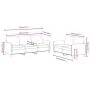 Zweiteiliges Samtsofa-Set in Braun. von , Sofas - Ref: Foro24-3202021, Preis: 503,11 €, Rabatt: %