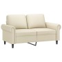 Zweiteiliges Sofaset mit cremefarbenen Kunstlederkissen. von , Sofas - Ref: Foro24-3202151, Preis: 444,61 €, Rabatt: %