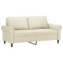 Zweiteiliges Sofaset mit cremefarbenen Kunstlederkissen. von , Sofas - Ref: Foro24-3202151, Preis: 444,61 €, Rabatt: %