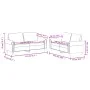 Juego de sofás con cojines 2 piezas cuero sintético crema by , Sofas - Ref: Foro24-3202151, Price: 417,04 €, Discount: %
